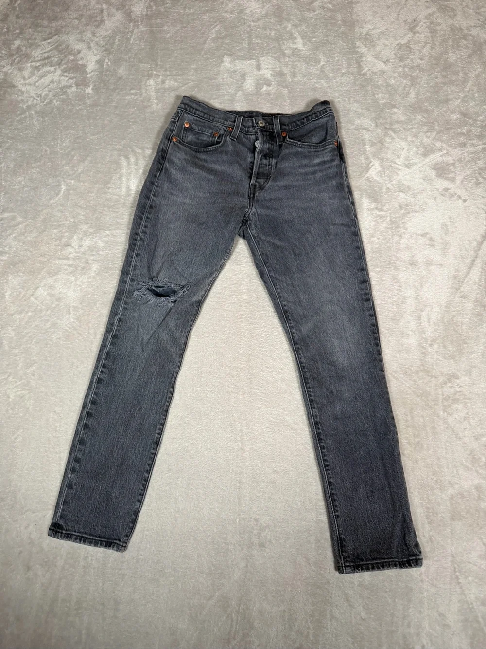 Levi's Men's Slim Straight Jeans in Washed Black